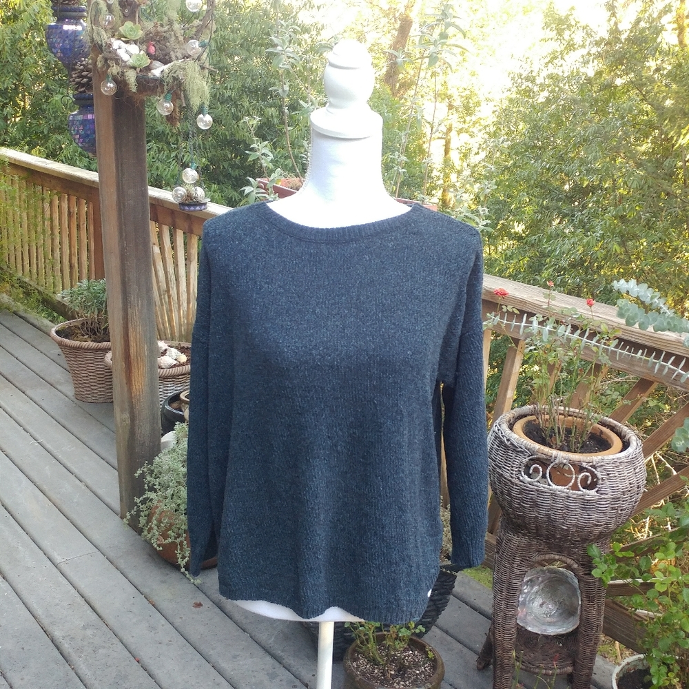 💕Ellen Tracy teal blue sweater - Picture 2 of 7